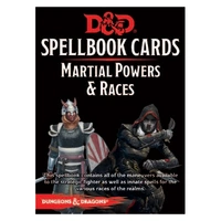 D&D Dungeons & Dragons Spellbook Cards Martial Powers & Races