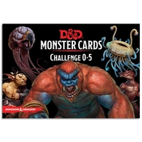 D&D Spellbook Cards Monster Challenge Deck 0-5 (179 cards)