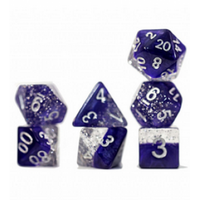 Gatekeeper Halfsies Dice - Glitter Edition - Purple