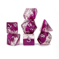 Gatekeeper Halfsies Dice - Glitter Edition - Wine