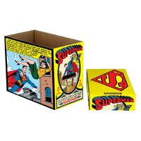 DC Comics Short Comic Book Storage Box - Superman Comic Panel