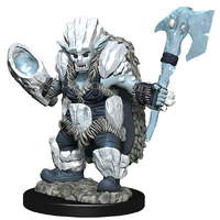 D&D Wizkids Wardlings Painted Miniatures Ice Orc and Ice Worm