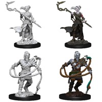 Magic the Gathering Unpainted Miniatures Stoneforge Mystic & Kor Hookmaster (Fighter, Rogue, Wizard)