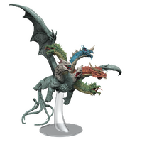 D&D Icons of the Realms Miniatures Fizban's Treasury of Dragons Dracohydra Premium Set 2