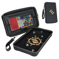 Enhance Tabletop - RPG Community Dice Organizer Case & XL Rolling Tray - Black