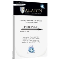 Paladin Premium Percival Clear Sleeves - (63.5 x 89 mm) (100 Sleeves Per Pack)