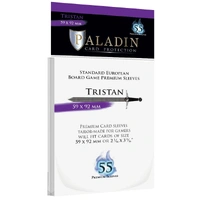 Paladin Premium Tristan Clear Sleeves - (59 x 92 mm) (100 Sleeves Per Pack)