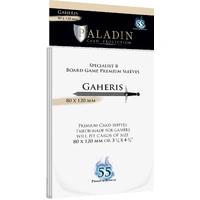 Paladin Premium Gaheris Clear Sleeves - (80 x 120 mm) (100 Sleeves Per Pack)