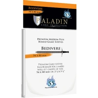 Paladin Premium Bedivere Clear Sleeves - (54 x 80 mm) (100 Sleeves Per Pack)