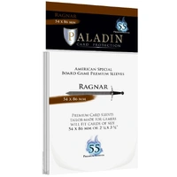 Paladin Premium Ragnar Clear Sleeves - (54 x 86 mm) (100 Sleeves Per Pack)