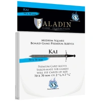 Paladin Premium Kai Clear Sleeves - (70 x 70 mm) (100 Sleeves Per Pack)