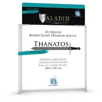 Paladin Premium Thanatos Clear Sleeves - (100 x 100 mm) (100 Sleeves Per Pack)