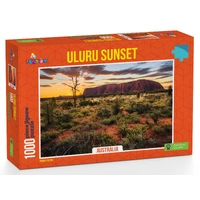 Funbox Puzzle Uluru Sunset Ayers Rock Australia Puzzle 1,000 pieces