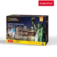 3D Puzzles: National Geographic New York - Empire State Building 66pc