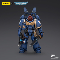 Warhammer Collectibles: 1/18 Scale Ultramarines Jump Pack Intercessors Sergeant With Plasma Pistol