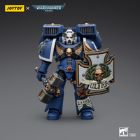 Warhammer Collectibles: 1/18 Scale Ultramarines Vanguard Veteran with Thunder Hammer, Storm Shield