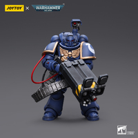 Warhammer Collectibles: 1/18 Scale Ultramarines Desolation Marine with Castellan Launcher Superkrak