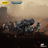 Warhammer Collectibles: 1/18 Scale Astra Militarum Ordnance Team with Malleus Rocket Launcher