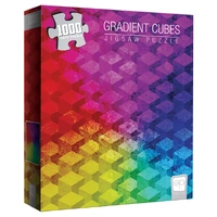 The Op Puzzle Gradient Cubes 1,000 pieces