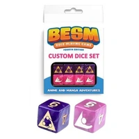 BESM (Big Eyes, Small Mouth) Role Playing Game 4th Edition Custom Dice Set