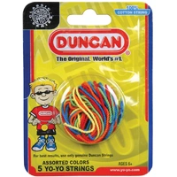 Duncan Yo Yo Strings 5 Pack Multi Color (100% Cotton)