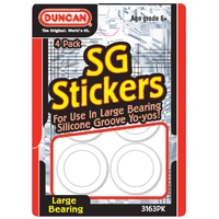 Duncan Yo Yo SG Stickers 4 Pack (14.5 mm I.D.)