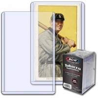 BCW Toploader Card Holder Tobacco Card (2" 1/16 x 3" 1/8) (25 Holders Per Pack)