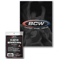 BCW Deck Protectors Standard Clear (66mm x 93mm) (100 Sleeves Per Pack)