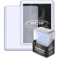 BCW Toploader Card Holder Thick 108 Pt (2" 3/4 x 3" 7/8 x 7/64) (10 Holders Per Pack)