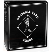 BCW Album Black Baseball 3"