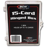 BCW Hinged Box 15 Count