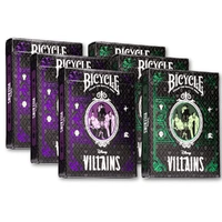 Bicycle Disney Villains Green/Purple Mix Playing Cards Display (6)