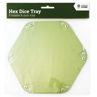 LPG Essentials Hex Dice Tray 8" Green