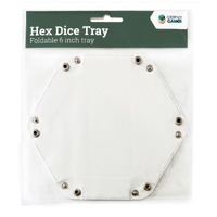 LPG Essentials Hex Dice Tray 6" White