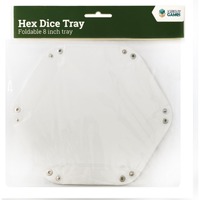 LPG Essentials Hex Dice Tray 8" White