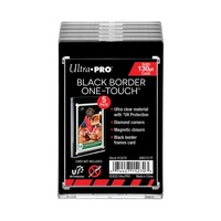 Ultra Pro: UP15270 130PT Black Border UV ONE-TOUCH Magnetic Holder (5 ct retail pack)