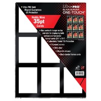 Ultra Pro: UP15299 35PT 9-Card Black Border UV ONE-TOUCH Magnetic Holder