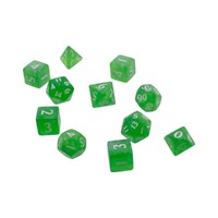 Ultra Pro: UP15566 Eclipse 11 Dice Set: Lime Green