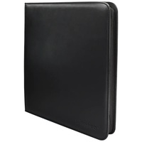 Ultra Pro: UP15891 Vivid 12-Pocket Zippered PRO-Binder: Black