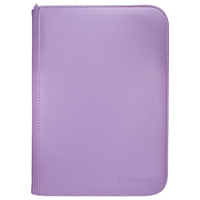 Ultra Pro: UP15894 Vivid 4-Pocket Zippered PRO-Binder: Purple