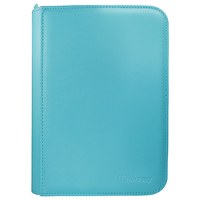 Ultra Pro: UP15896 Vivid 4-Pocket Zippered PRO-Binder: Light Blue