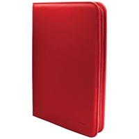 Ultra Pro: UP15903 Vivid 9-Pocket Zippered PRO-Binder: Red