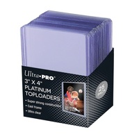 Ultra Pro: UP15910 3" X 4" Ultra Clear Platinum Toploader 25ct