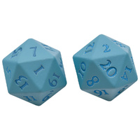 Ultra Pro: UP15940 Vivid Heavy Metal Dice: Light Blue