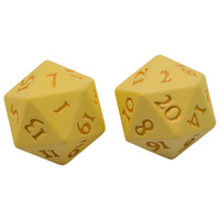 Ultra Pro: UP15941 Vivid Heavy Metal Dice: Yellow