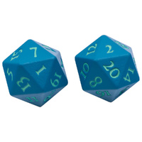 Ultra Pro: UP15942 Vivid Heavy Metal Dice: Teal