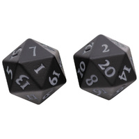 Ultra Pro: UP15943 Vivid Heavy Metal Dice: Black