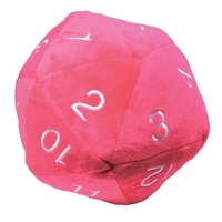 Ultra Pro: UP16091 Jumbo D20 Novelty Dice Plush: Hot Pink