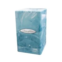 Ultra Pro: UP16348 Marble Satin Tower - Light Blue & White