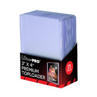 Ultra Pro: UP81145 3" X 4" Ultra Clear Premium Toploader 25ct